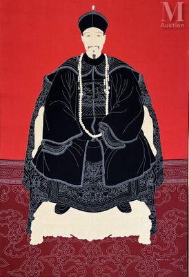 une image d'un tableau représentant un homme assis sur une chaise