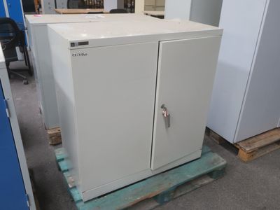 Bahut bas métal beige 100x47xh104, Mise à prix 40 - Photo 1