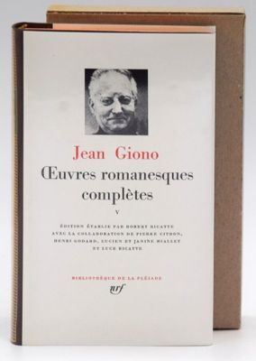 jean gianou ' s complete complete novels