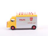 a small toy truck with a sign on top of it