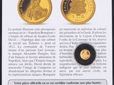 certificate of authenticity of two gold coins from the royal mint