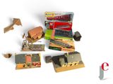 a lot of small toys that are sitting on a table