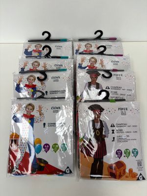 Déguisement (x8) - Clown / Pirate - 4/6 - 7/10 - 11/14 ans - Photo 1