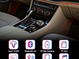 an image of a picture of a car dashboard with various features