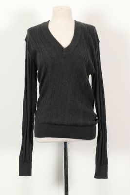 DOLCE & GABBANA - Pull homme à col V en laine vierge et poly…