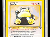 the pokemon card has a picture of a cat in a car