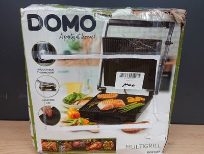 Grill multifonctions électrique DOMO - Grandes plaques Teflo… - Photo 1
