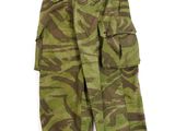 an image of a pair of camouflage cargo pants on a white background