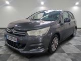 the grey citrole is parked on a checkered floor
