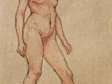 an image of a drawing of a nude woman standing in a pose