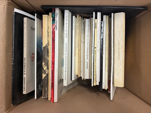 Carton de livres d’art : Peintures, catalogues d’exposition, art ...