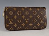 louis vuittou wallet in brown and tan