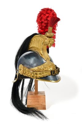 Casque à cimier d’officier de cuirassier modèle 1874. - Photo 1