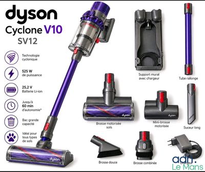 dysonon cyclone v10 cordless vacuum cleaner