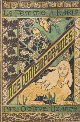un livre sur lequel figure l'image d'une femme et d'un lion