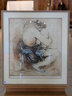 Sylviane CANINI ( 1954 - ) - Gravure polychrome, encadrée si…