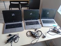 3 ordinateurs portables dont 2 HP PRO BOOK et 1 HP ELITE BOO…