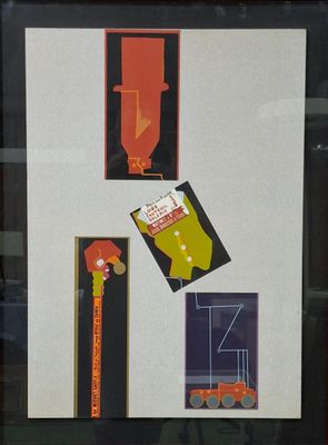Ecole Moderne Sans titre Assemblage de sérigraphies rehaussé…