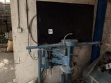 a picture of a room with a tv and a lot of tools