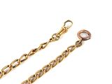 an image of a pair of gold chains on a white background