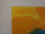 a picture of a painting on the wall of a room