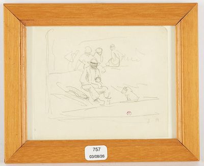 une image représentant un dessin d'un homme à skis avec un enfant