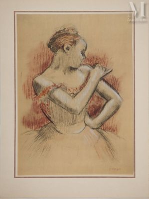une image représentant le dessin d'une femme vêtue d'une robe de ballerine