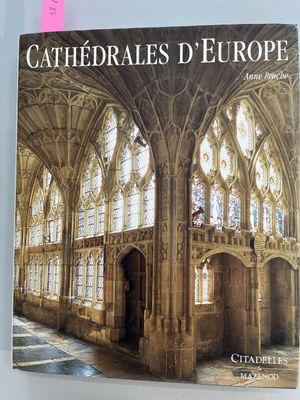 the cover of the book cathedrales d ' europe, with an image of a church