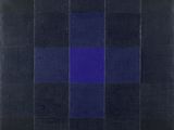 une image représentant un tableau noir et bleu orné de carrés