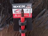 a picture of a red and black screwdriver with a yellow handle