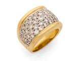 Bague en diamant et or 18 carats
