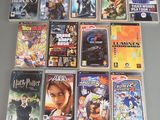 a lot of video games that are on the table