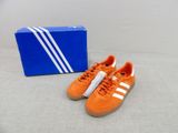Baskets adidas Gazelle orange et blanches