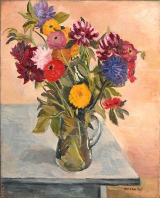 Antoine Chartres (1903-1968). Bouquet, 1938
