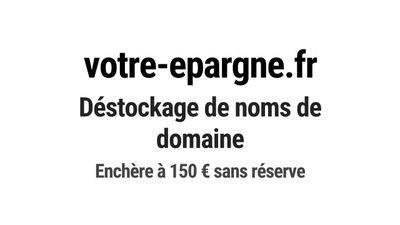 Nom de domaine votre-epargne.fr.