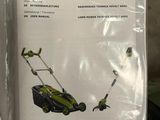 a close up of a package of lawn mowers on a table