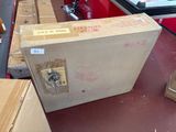 a box that is sitting on a table in a store
