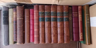 Livres reliés du XIXe s.
