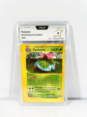 Carte Pokémon gradée Florizarre 68/165 - Rare - PCA 8. - Photo 1
