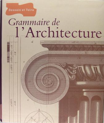 une photo d'un livre sur lequel figure le dessin d'une colonne