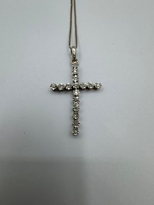 Chaine maille vénitienne en or gris 18 carats ( 750 millième… - Photo 1