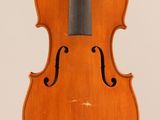 an old violin with a bow on a white background