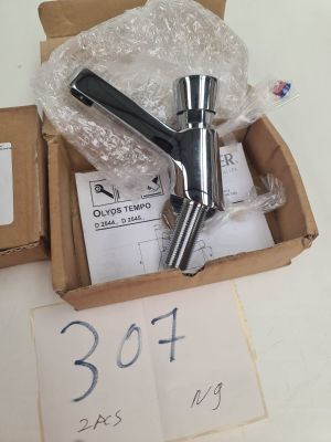 Lot de 2 robinets temporisés pour lavabo Porcher Olyos Tempo…