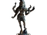 an image of a statue of a woman holding two hands