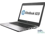 hp elitebook 8200 laptop with the hp logo on the screen
