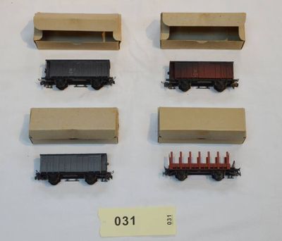 HAG HO Suisse (3R Alternatif) 325 wagon à ranchers brun – 34…