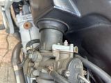 a close up view of a motorcycle ' s engine