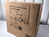 a cardboard box that is sitting on a table