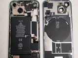 an image of a close up of a cell phone with a broken battery