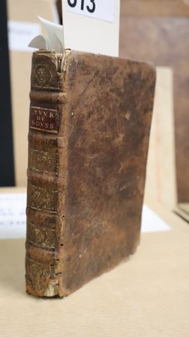ROUSSEAU: Les oeuvres choisies du sieur ROUSSEAU contenant ses po...